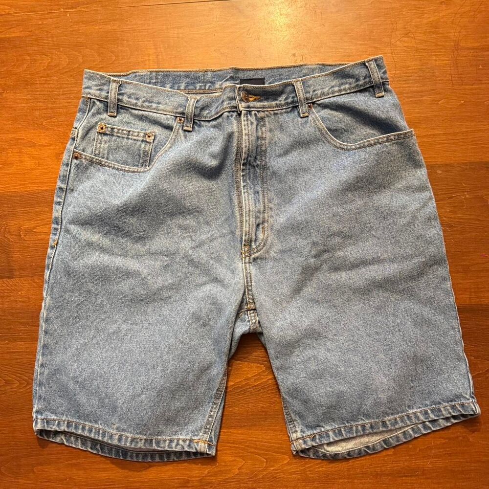 Vintage Wash Route-66 Men's Blue Shorts 36"